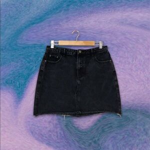 ♥︎ Missguided Black Jean Skirt ♥︎